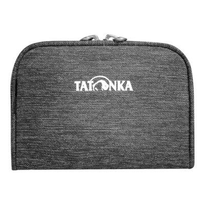 Afbeelding van Tatonka Unisex Big Plain Wallet reisaccessoires portemonnee tas Off Black, 13 x 9