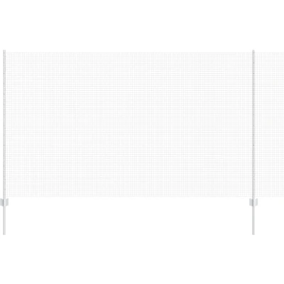 Afbeelding van vidaXL Gegalvaniseerde Draadomheining met 10 U stangen Zilver 1.4x10 m Staal