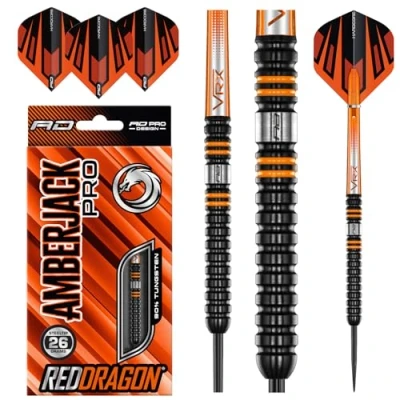 Afbeelding van RED DRAGON Amberjack Pro 1: Steeltip Tungsten Dartpijlen Professioneel 26 gram