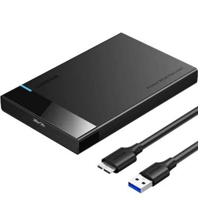Afbeelding van UGREEN Externe Harde schijf behuizing voor 2&#039;5&quot; SATA HDD/SSD USB3.0 Zwart