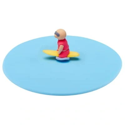Afbeelding van Lurch 210897 Bobby Board Mijn deksel strandwacht glazen afdekking van 100% BPA vrije premium platina siliconen, Ø 10,5 cm