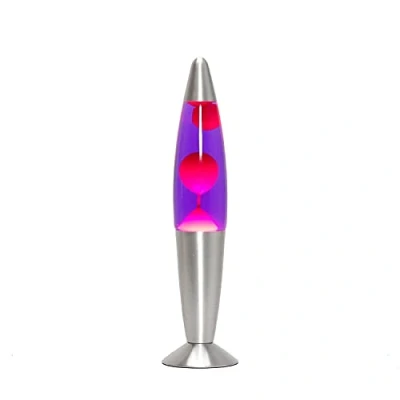 Afbeelding van Lavalamp 35cm rood paars Timmy G9 25 W met kabelschakelaar cadeau idee Kerstmis inclusief lamp Magmalleuchte