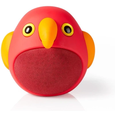 Afbeelding van Nedis Spbt4100Rd Animaticks Bluetooth Speaker 3 Uur Speeltijd Handsfree Bellen Perry Parrot