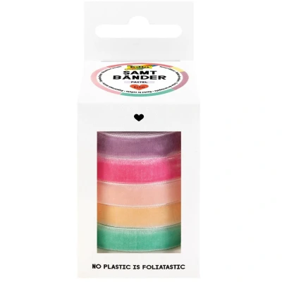 Afbeelding van Folia lint fluweel pastel 5x2 m