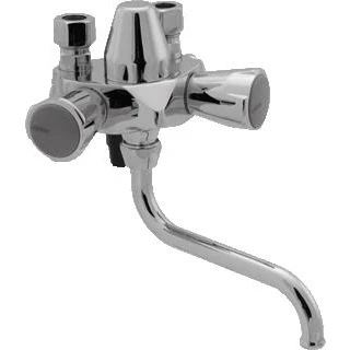 Afbeelding van Venlo Nimbus II Messing Eco drukmengkraan 8 bar