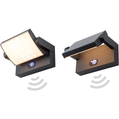 Afbeelding van Solar wandlamp Berlin met sensor