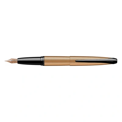 Afbeelding van Cross ATX Brushed Rose Gold Vulpen Schrijfwijze: Medium Kleur: GoudRoze De Vulpenwereld