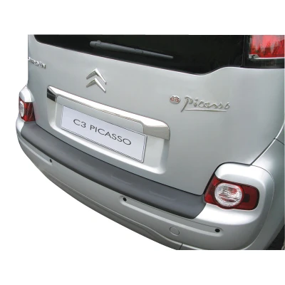 Afbeelding van RGM ABS Achterbumper beschermlijst passend voor Citroën C3 Picasso Zwart