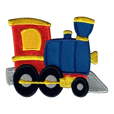 Afbeelding van PatchMommy Trein Strijkapplicatie Patch Applicatie Strijkembleem Strijkapplicaties Applicaties Kinderen
