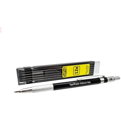 Afbeelding van Markeerpotlood HB 2 mm + 12 potloodstiften ToolPack 318.015