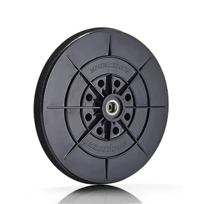 Afbeelding van Reserve onderdeel klittenbandschijf slijpschijf wandslijper gipsslijper met lange hals plafondslijper slijpmachine bouwslijper giraf klittenband Ø 225mm (Powerplus X0476, X0477 o X0478)