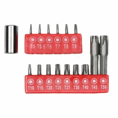 Afbeelding van Benson Bitset Torx Chroom Vanadium 16 delig