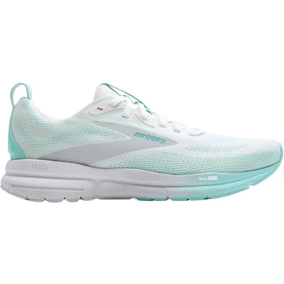 Afbeelding van Brooks Trace 4 Hardloopschoenen voor op de weg, Dames, Maat: 40.5, Bright white limpet oyster Textiel