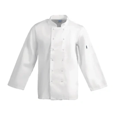 Afbeelding van Whites Vegas koksbuis lange mouw wit S