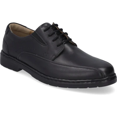 Afbeelding van Josef Seibel Alastair Veterschoenen, Heren, Maat: 47, Schwarz Leer