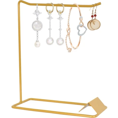 Afbeelding van La&#039;Moussawi ® Sieradenhouder Metalen Organizer voor Kettingen, Armbanden en Oorbellen in Stijlvol Design