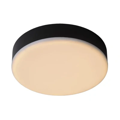 Afbeelding van Lucide CERES LED Plafonnière Ø 21,5 cm Dimb. 1x30W IP44 Zwart