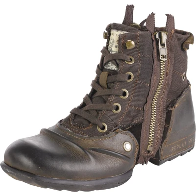Afbeelding van Replay Gmu01 .000.c0003l Biker Boots voor heren, Dk Brn 018, 43 EU