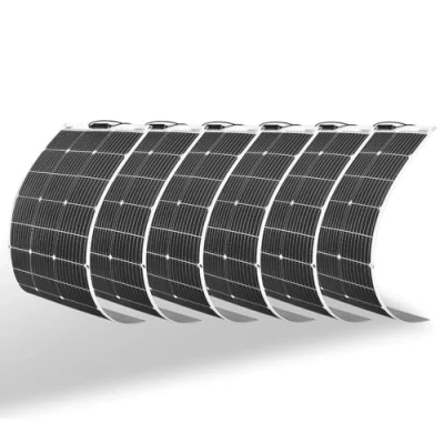 Afbeelding van 6 * 100W 18V zonnepaneel semi flexibele (600W) mono zonnemodule voor ideaal stacaravans, camping, tuinhuisje, 12v auto accu, AGM, gel zuuraccu