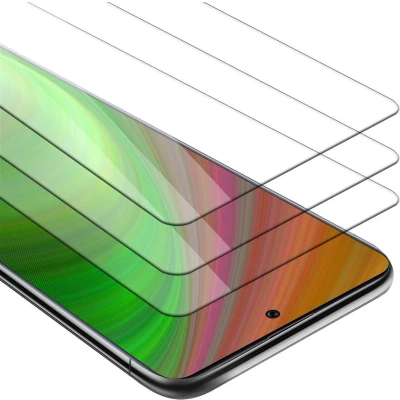 Afbeelding van Cadorabo 3x Screenprotector geschikt voor Samsung Galaxy A71 4G in KRISTALHELDER Tempered Display Pantser Film
