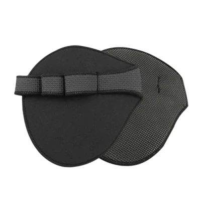 Afbeelding van Handschoenen voor krachttraining met grippads pull ups, fitness, bodybuilding en krachttraining, 1 paar neopreen grippads, trainingspads als alternatief trainingshandschoenen maximale