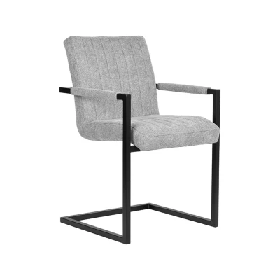 Afbeelding van LABEL51 Eetkamerstoel Milo Zinc Weave Majorr