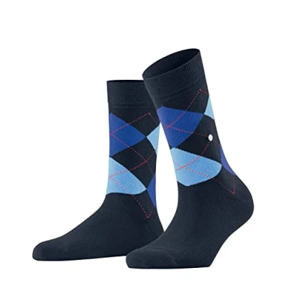 Afbeelding van Burlington Queen one size duurzaam biologisch katoen sokken dames blauw Maat 41 45