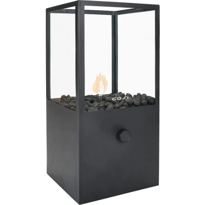 Afbeelding van Cosiscoop Dome gaslantaarn 18x18x45cm tuinaccessoire