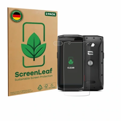 Afbeelding van ScreenLeaf Screenprotector voor Crosscall Core M5 (Voor+Camera) Duurzame schermbescherming Folie Beschermfolie transparant (2 Stuks)