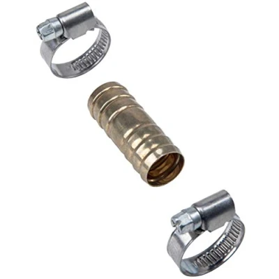 Afbeelding van Cornat slangkoppeling met 2 klemmen 3/8 inch, messing, TEC308400 3/4 inch messing