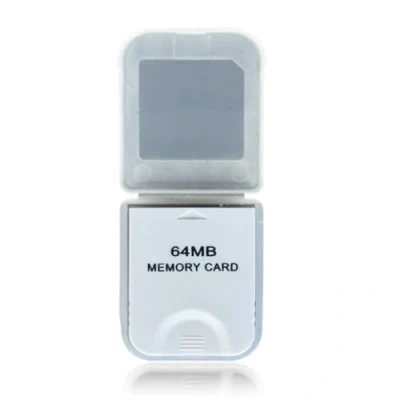Afbeelding van WICAREYO Witte 64M geheugenkaart voor Wii NGC Gamecube Console
