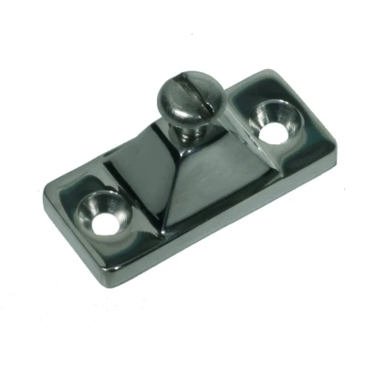 Afbeelding van RVS Dekplaat vlak, zijmontage, 50x23mm
