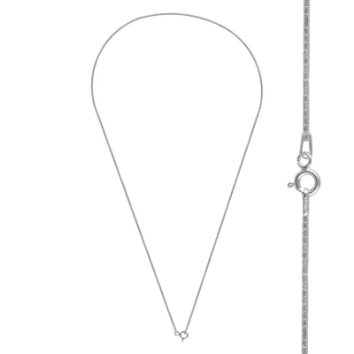 Afbeelding van Zilveren basic ketting, diamond cut