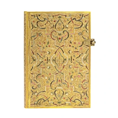 Afbeelding van Paperblanks Gold Inlay Mini Lined Journal