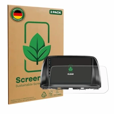 Afbeelding van ScreenLeaf Screenprotector voor Mazda CX 5 2017 Infotainment System Duurzame schermbescherming Folie Beschermfolie transparant (2 Stuks)