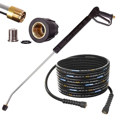 Afbeelding van Warm water, pistool, 15 m, slang 250 bar, DN8, lans mondstuk voor hogedrukreiniger Kärcher HD HDS