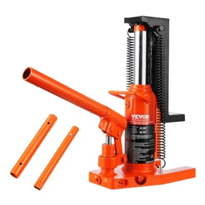 Afbeelding van VEVOR Hydraulische teen Jack, 2,5 ton op Jack Lift, 5 bovenste hefcapaciteit Machine 0.7 5.3&quot; Toe Hoogte, 8.9 13.4&quot; Bovenhoogte, Lucht Claw voor Machines,