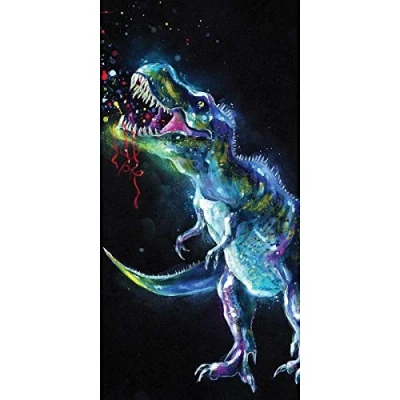 Afbeelding van Animal Pictures Strandlaken Dinosaur 70 x 140 cm Multi