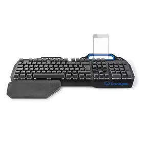 Afbeelding van Nedis Gkbd400Bknd Mechanisch Gamingtoetsenbord Rgb Verlichting Scandinavisch Metalen Design