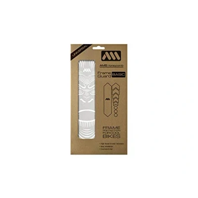 Afbeelding van All Mountain Style AMS Slagvaste framebescherming Basic Beschermt je fiets tegen krassen en deuken, Wit/Aap