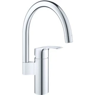 Afbeelding van Grohe Eurosmart keukenmengkraan hoge uitloop chroom