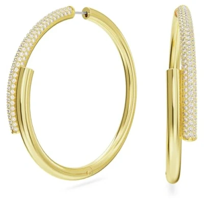 Afbeelding van Swarovski 5671808 Dextera Goudkleurig Oorbellen horloge Goudkleur