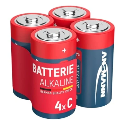 Afbeelding van Ansmann 4er Blister Baby C accu Red