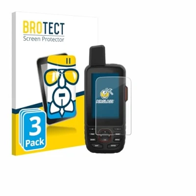 Afbeelding van BROTECT Glas Screen Protector voor Garmin GPSMAP 66i (3 Stuks) Schermbeschermer [9H Hardheid, Beschermglas Folie niet Gehard Glas]