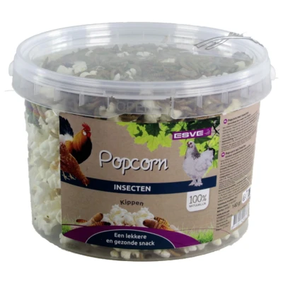 Afbeelding van Esve Kippenpopcorn 300 g Kippenvoer Insecten
