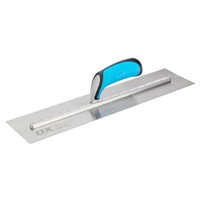 Afbeelding van OX Pro Koolstofstaal Gips Troffel Koolstof 115 x 457mm 457 mm Meerkleurig