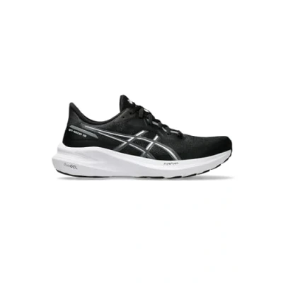 Afbeelding van Asics GT1000 13 Stabiliteit hardloopschoenen, Dames, Maat: 41.5, Black/white Textiel/ synthetisch