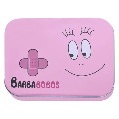 Afbeelding van Barbabobos Kinderpleisters met Licentie 2 stuks Metalen Doos 24 Pleisters Mooie Design Pleister bewaardoos voor Kinderen Plakpleister Geschikt Rugzak Handtas