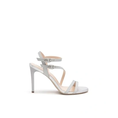 Afbeelding van Nerogiardini Sandalen met hoge hak, Dames, Maat: 39, Argento Kunststof