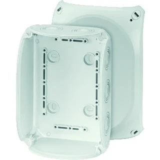 Afbeelding van Hensel kabeldoos leeg breakout port weerbestendig grijs ip66 ip67 kf 1000 g